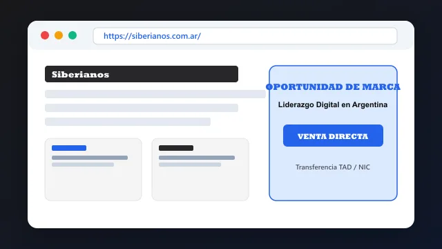 Modelo de aplicación comercial y proyectos digitales para siberianos.com.ar